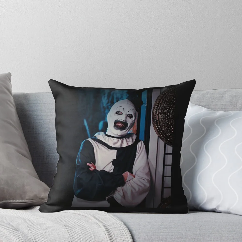 Art The Clown Says CHEEESE Throw Pillow pillow pillowcase Cushions Cover Decorative Cover For Living Room pillow