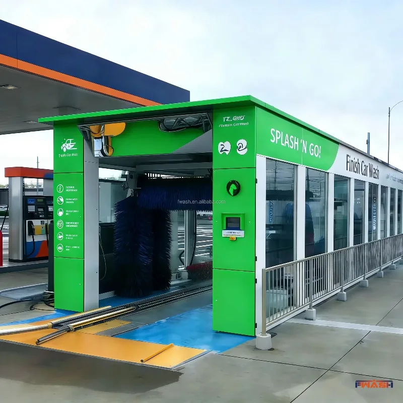 China Factory Automatic Tunnel Car Wash Machine Car Washing Machinery For Long Term Commercial Operation