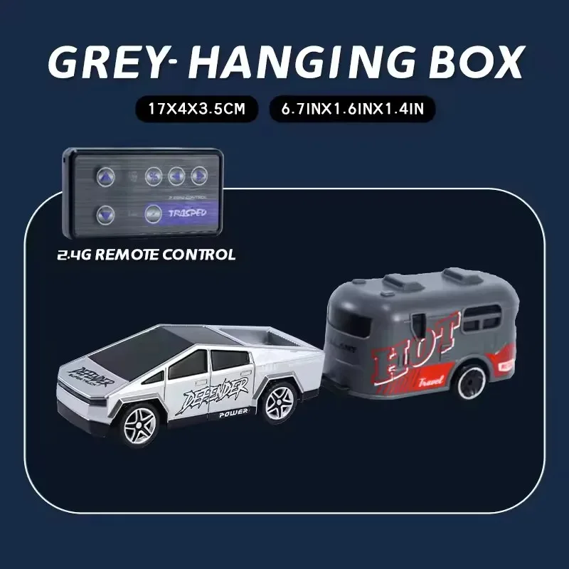 TOPMAYA RC 1:64 Fuoristrada Monster Truck Telecomando Mini Auto da Arrampicata Batteria Lunga Resistenza Modello in Lega Auto Giocattolo per Bambini