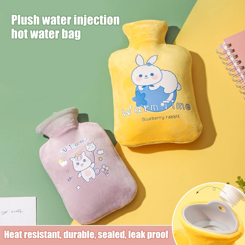 

Winter Portable Hot Water Bottle Explosion-Proof And Heat-Resistant Removable And Washable Hand Warmer Foot And Belly Warmers