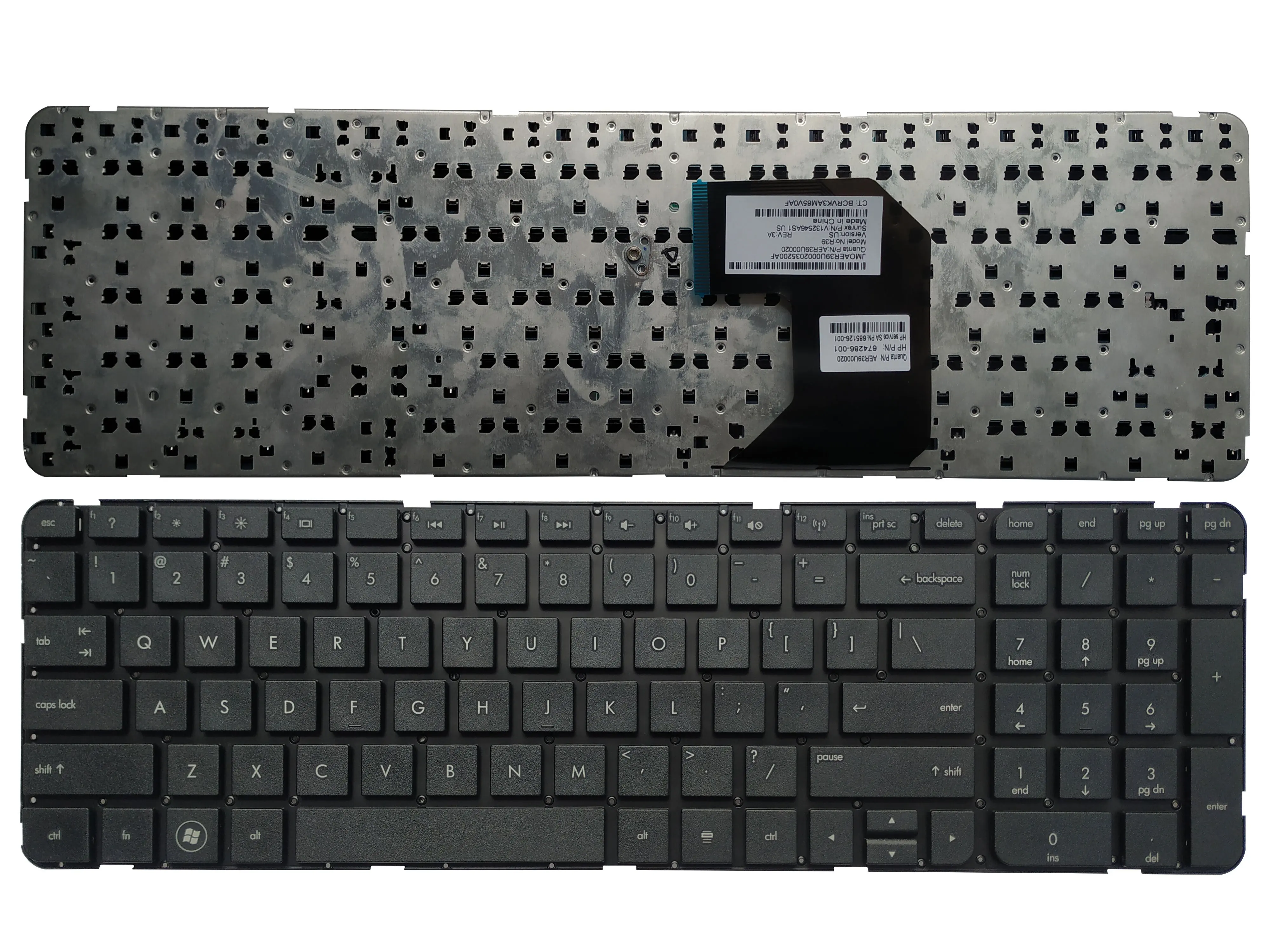 

New US Keyboard For HP Pavilion G7-2000 G7-2200 G7-2300 V132546AS1 R39 AER39U00020 English Black