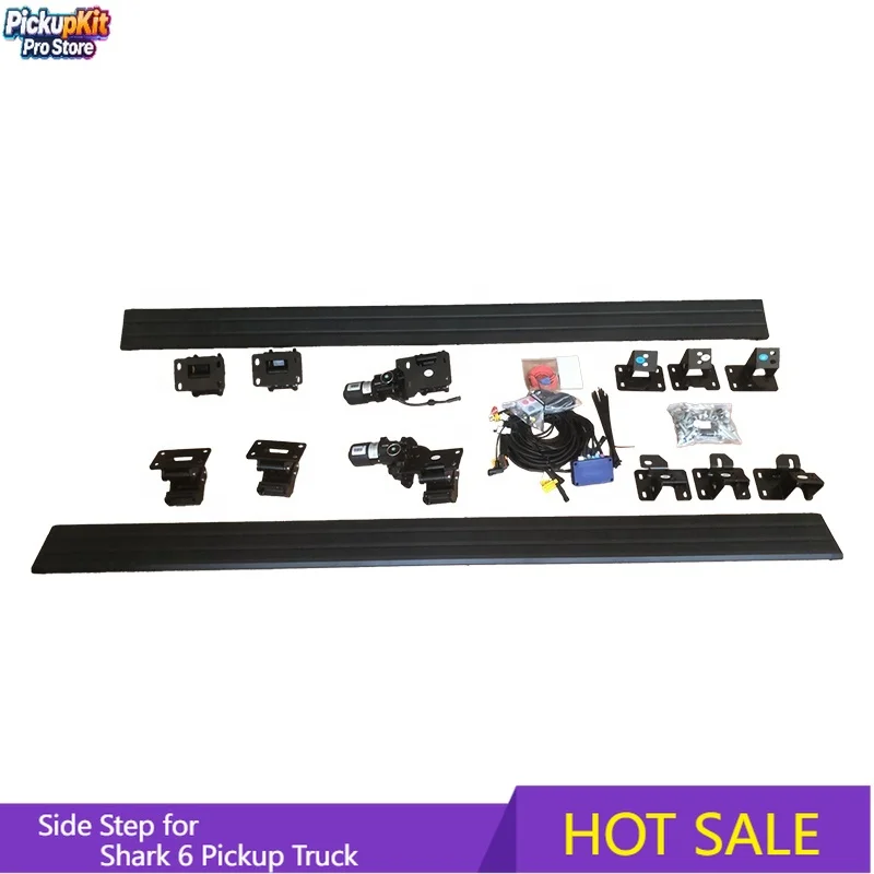 

Автоматическая электрическая выдвижная подножка из алюминиевого сплава для пикапа Shark 6
