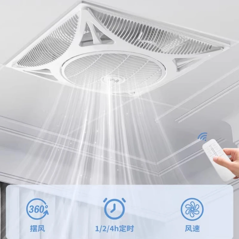 Picture 5: Fan Integrated ceiling ceiling ceiling fan embedded silent circulating electric fan universal for kitchen and bathroom
