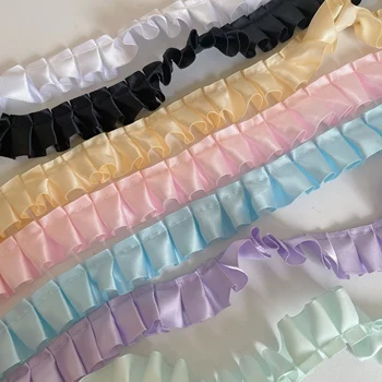 Solid Color Satin Veil Trim 1