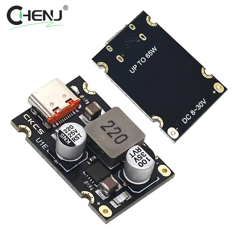 1PC PD65W Fast Charging Module Type-C USB Interface Supports PD3.1 QC3.0 SCP PPS Fast Charger 5V 9V 12V 20V