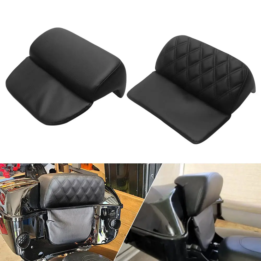 

Motorcycle Tour Luggage Pack Back Pad For Harley Touring Road King Street Electra Glide Ultra Limited CVO Trunk Backrest Pads