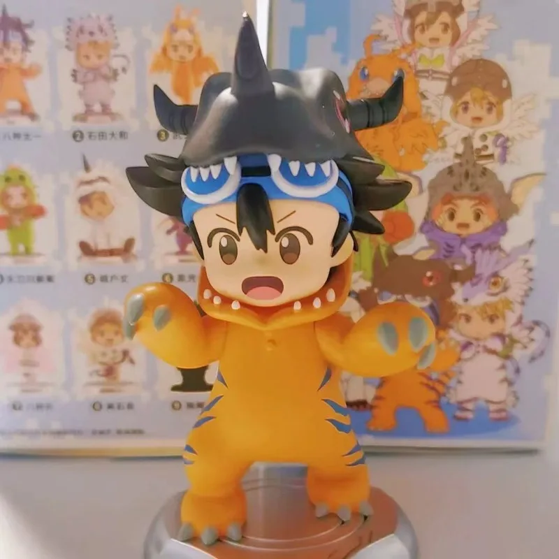 Bandai-figura de acción de Digimon Adventure genuina en estante, bonitos juguetes coleccionables, adorno de escritorio, modelo de figuras de acción, juguete para niños