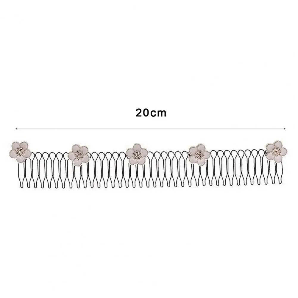 Neat Hair Comb Hair Fixer Comb U-shape Hair Finishing Fixer Comb Metal Wire U Pin Clip Mini Bangs Holder Styling Tool for Girls