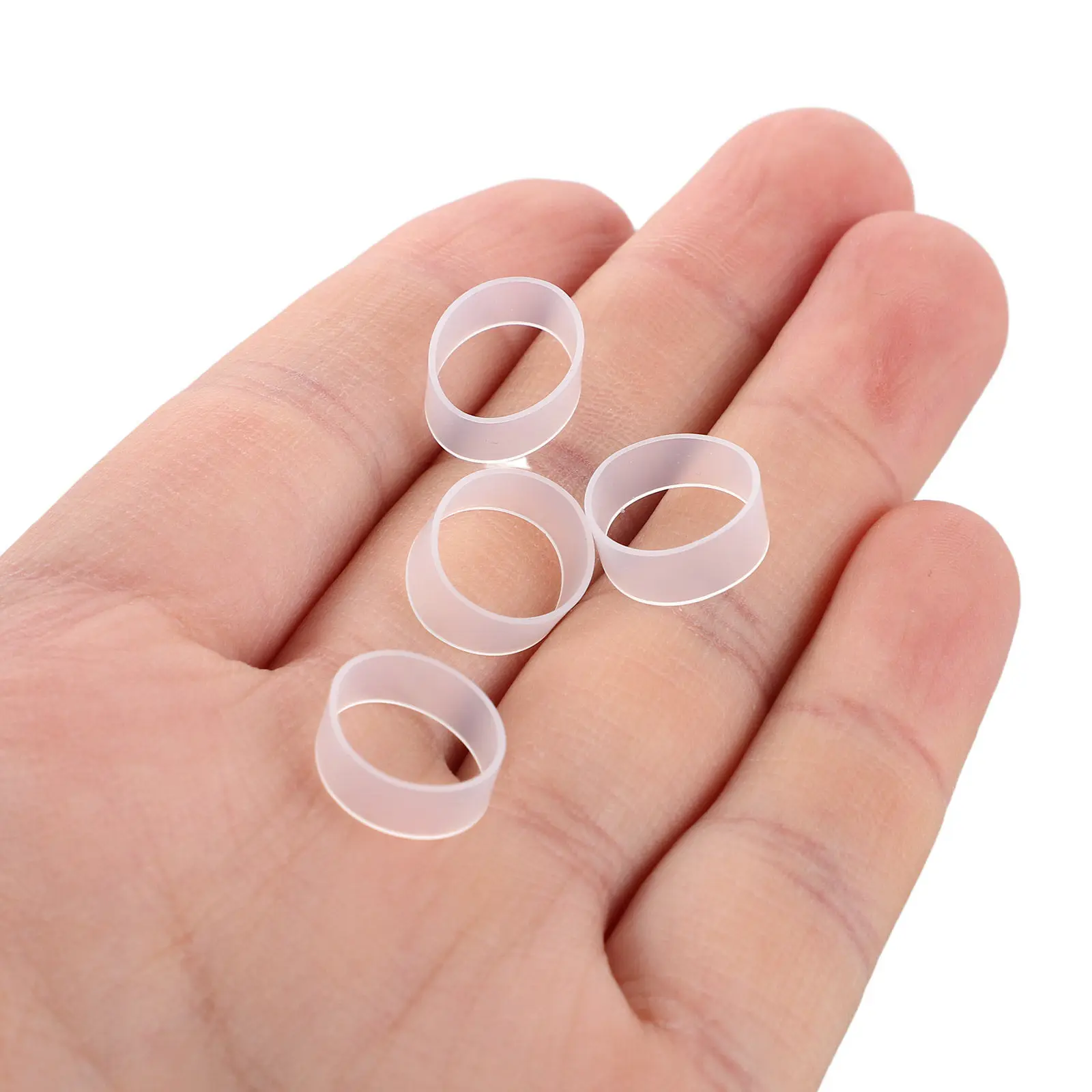 

500Pcs Silicone Cable Ties Flexible Elastic Cord Wraps Reusable Wire Organizers Home Office Data Line Management