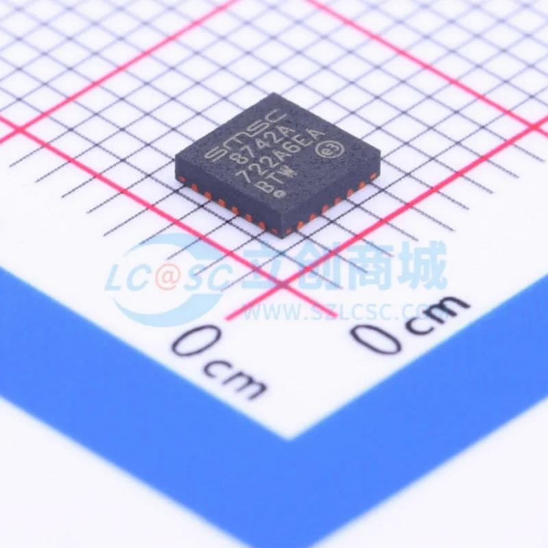 1 PCS/LOTE LAN8742A-CZ-TR LAN8742A-CZ LAN8742A 8742A QFN-24 100% New and Original IC chip integrated circuit