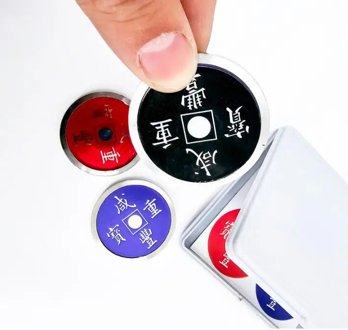 Chinese Munt Kleurverandering Goocheltrucs Goochelaar Close Up Illusion Prop Gimmick Accessoires Mentalisme 3 Kleuren Munten Veranderen Magia