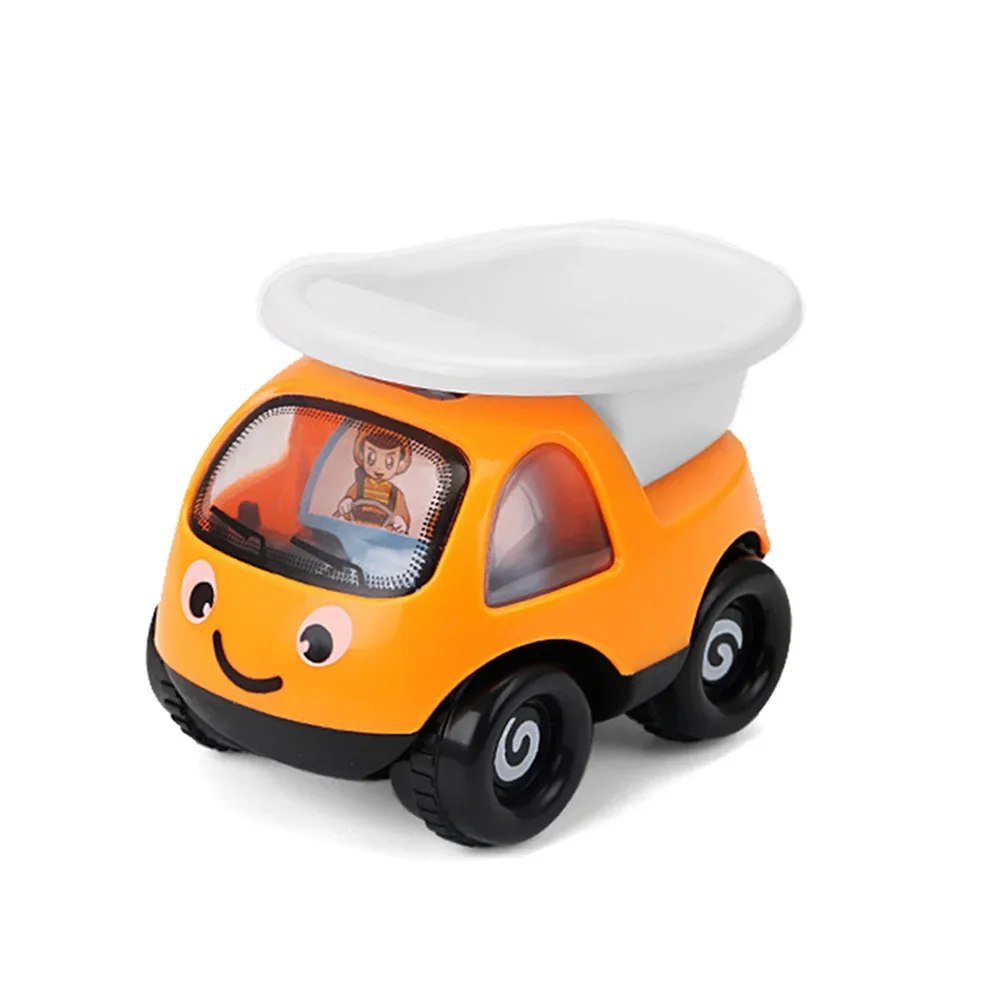 Cartoon Cute Children Inertia Car Children Pull Back Car Toy Car Mini Inertia Engineering Car Toys Children Boys Birthday Gifts