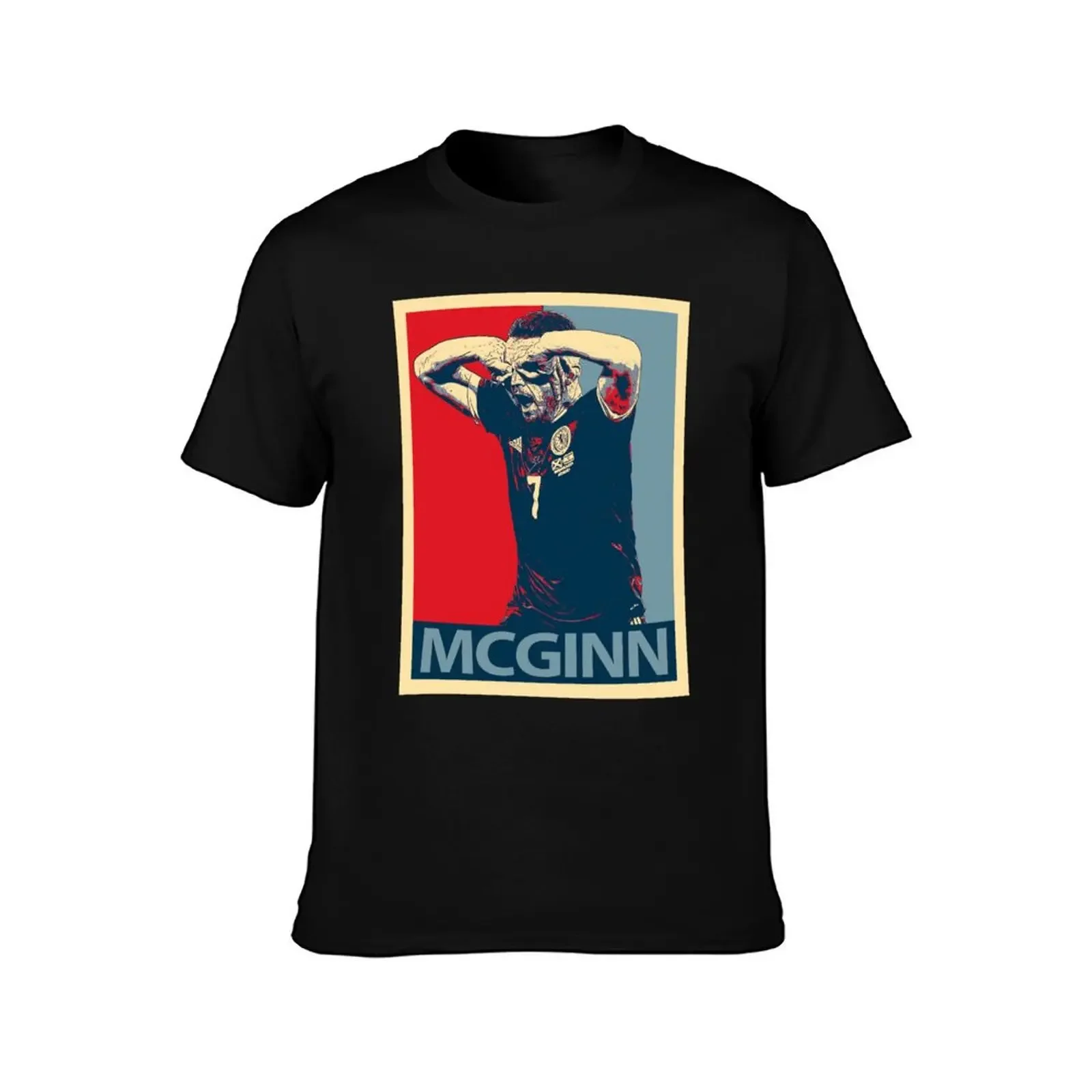 John McGinn Celebration T-Shirt anime hippie clothes mens big and tall t shirts