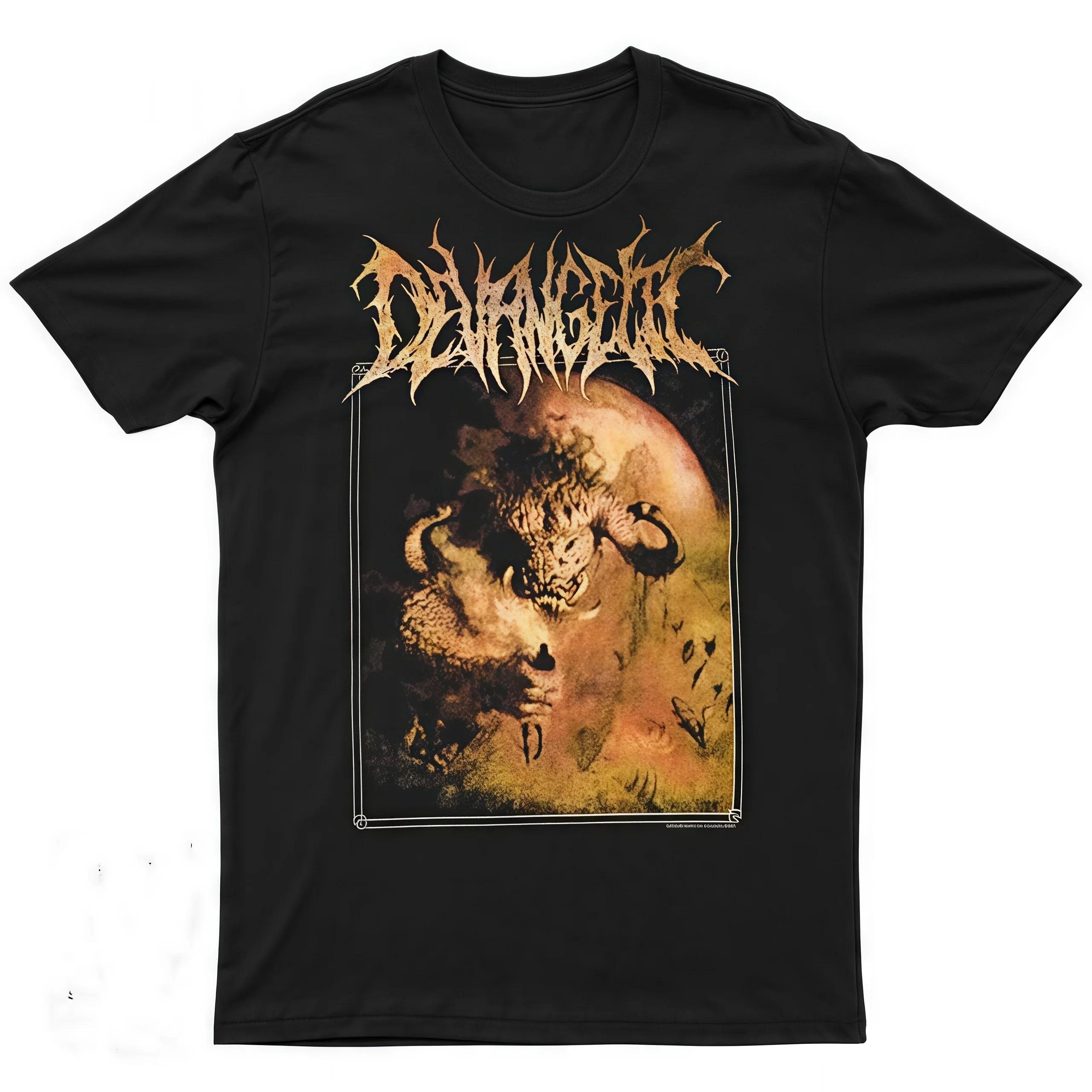 

2025 New DEVANGELIC - XUL Printed Unisex Street Fashion Trendy Short Sleeve with Pure Cotton Round Neck