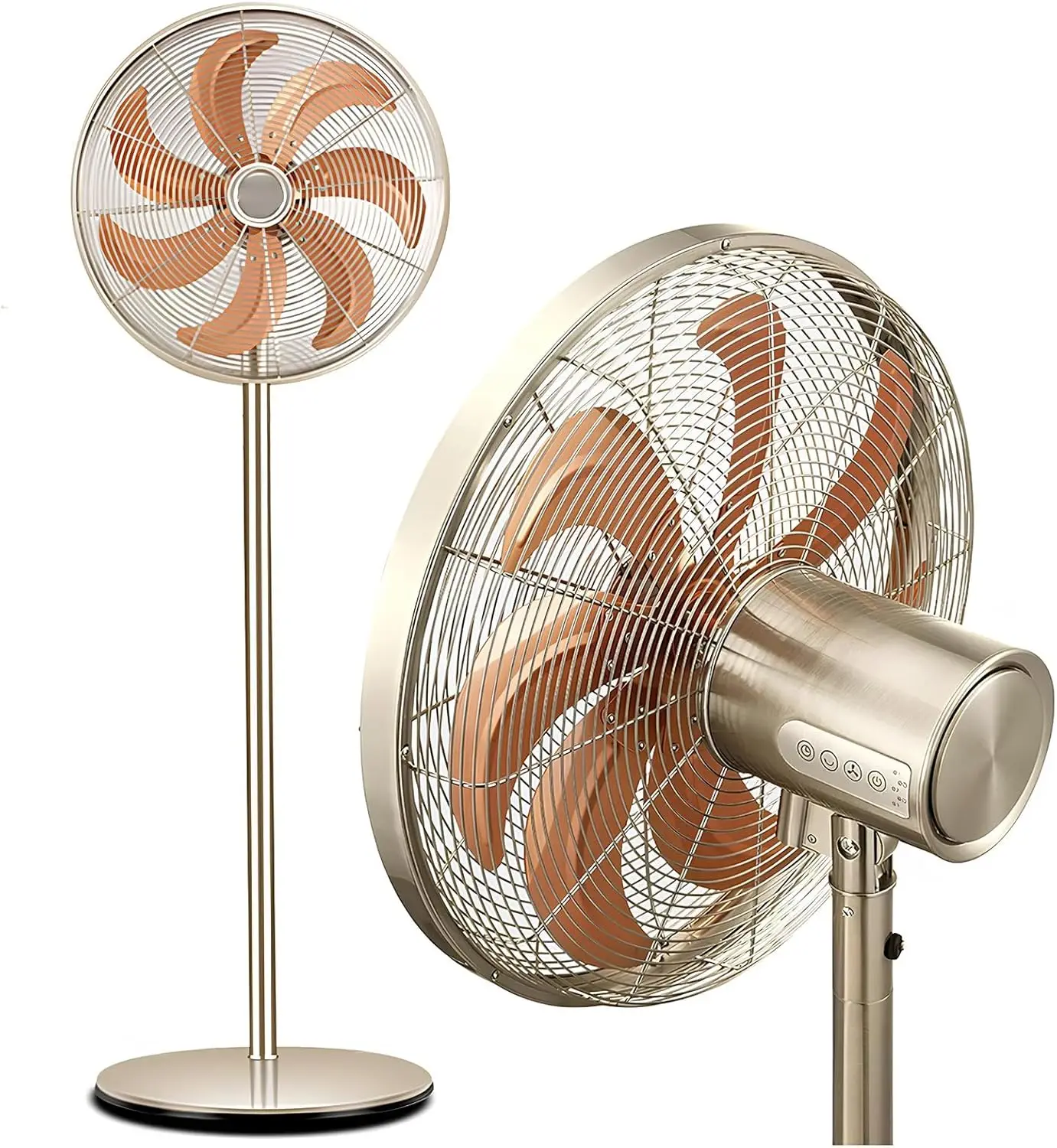 

Напольный вентилятор с 3 скоростями и 7 лопастями, электрический вентилятор для охлаждения воздуха, малошумный напольный вентилятор