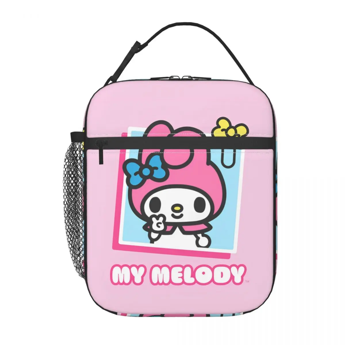 Sanrio My Melody Merch bolsa de almuerzo aislada para Picnic, bolsa de almacenamiento de alimentos, enfriador térmico portátil, caja Bento