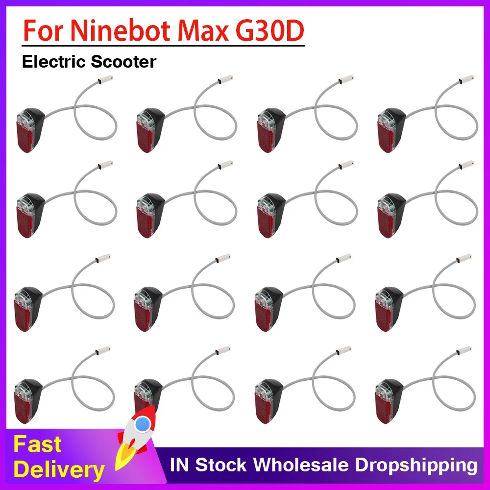 

16 шт.-светодиодный задний стоп-сигнал для электрического скутера Ninebot G30D, водонепроницаемый задний фонарь, сигнальная часть безопасности