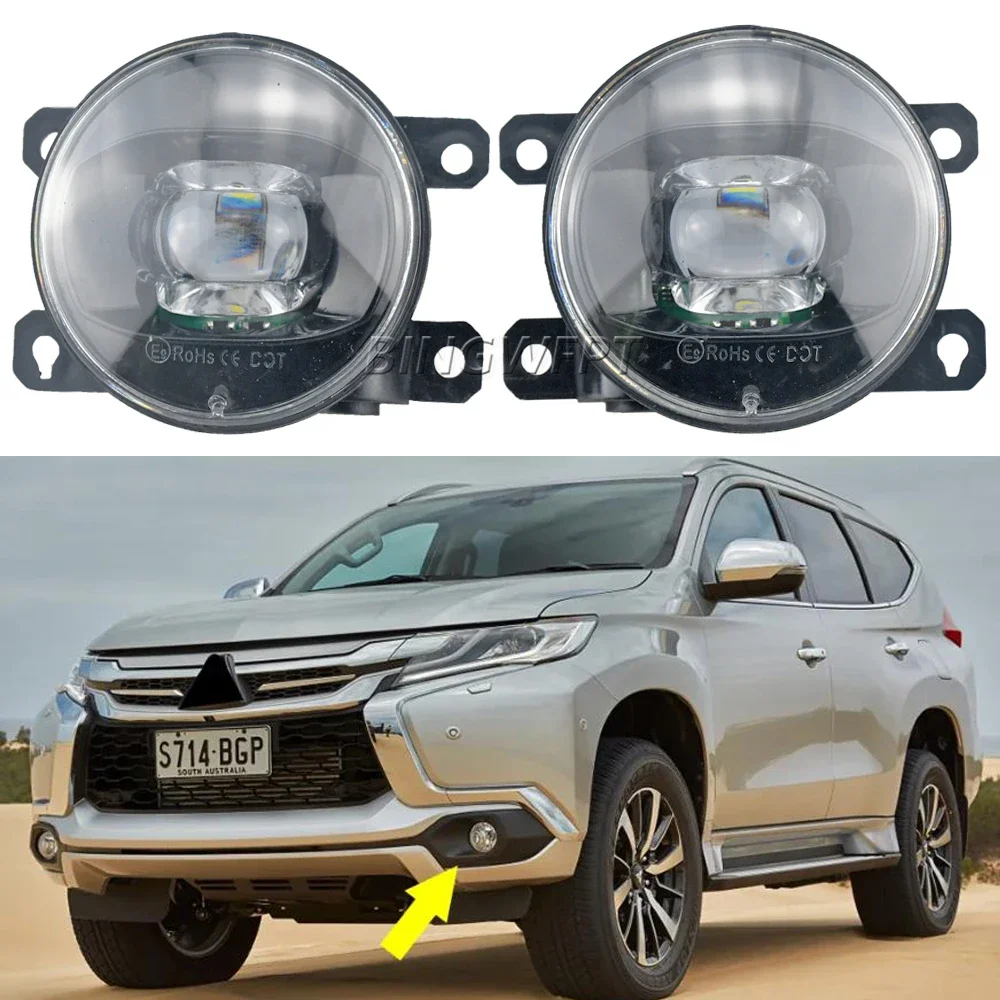 Auto LED Linse Nebels chein werfer h11 12V Nebels chein werfer für Mitsubishi Montero Pyjero Sport Heraus forderer 2017 2018 2019