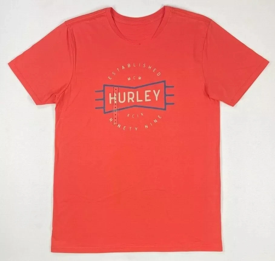 

Men's Hurley Everyday Short Sleeve T-Shirt --- High-end Luxury Is for Both Men and Women Top Y2k