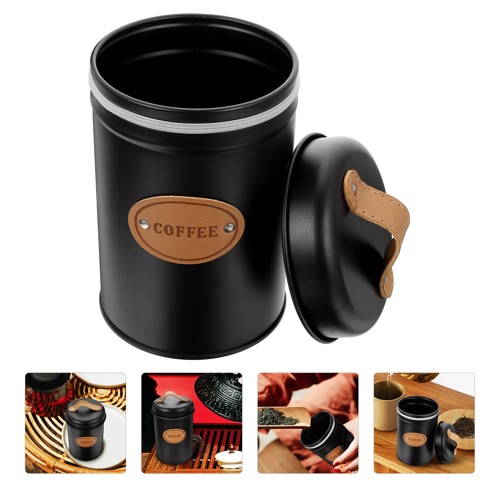 

Household Grain Jar With Lid Airtight Flour Container Tea Coffee Spice Multi-Function Food Container Storage Kitchen Food Jar