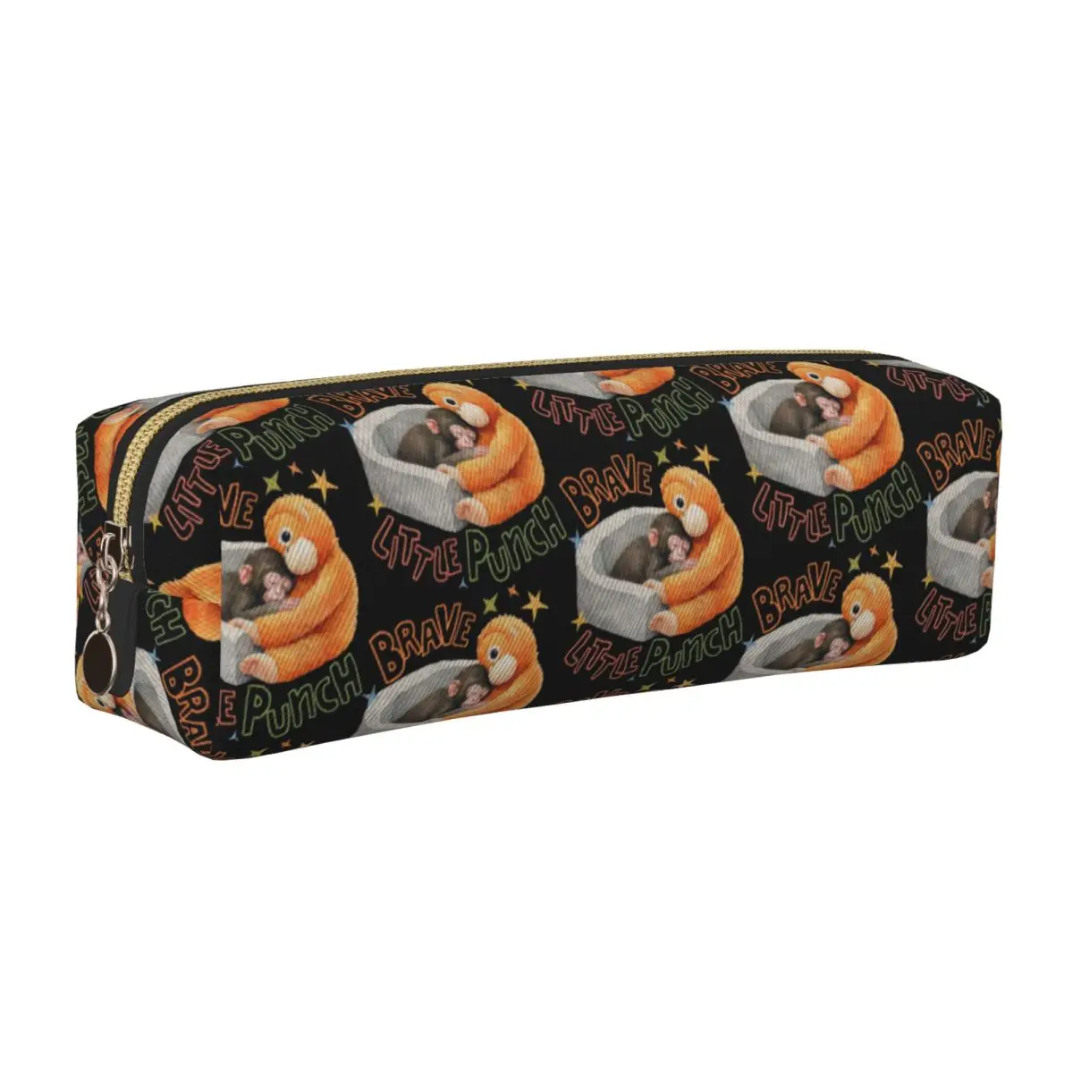 Baby Monkey Punch Holding Plush Toy Pencil Cases Lovely Pen Box Bag Girls Boys Big Capacity School Supplies Cosmetic Pencilcases