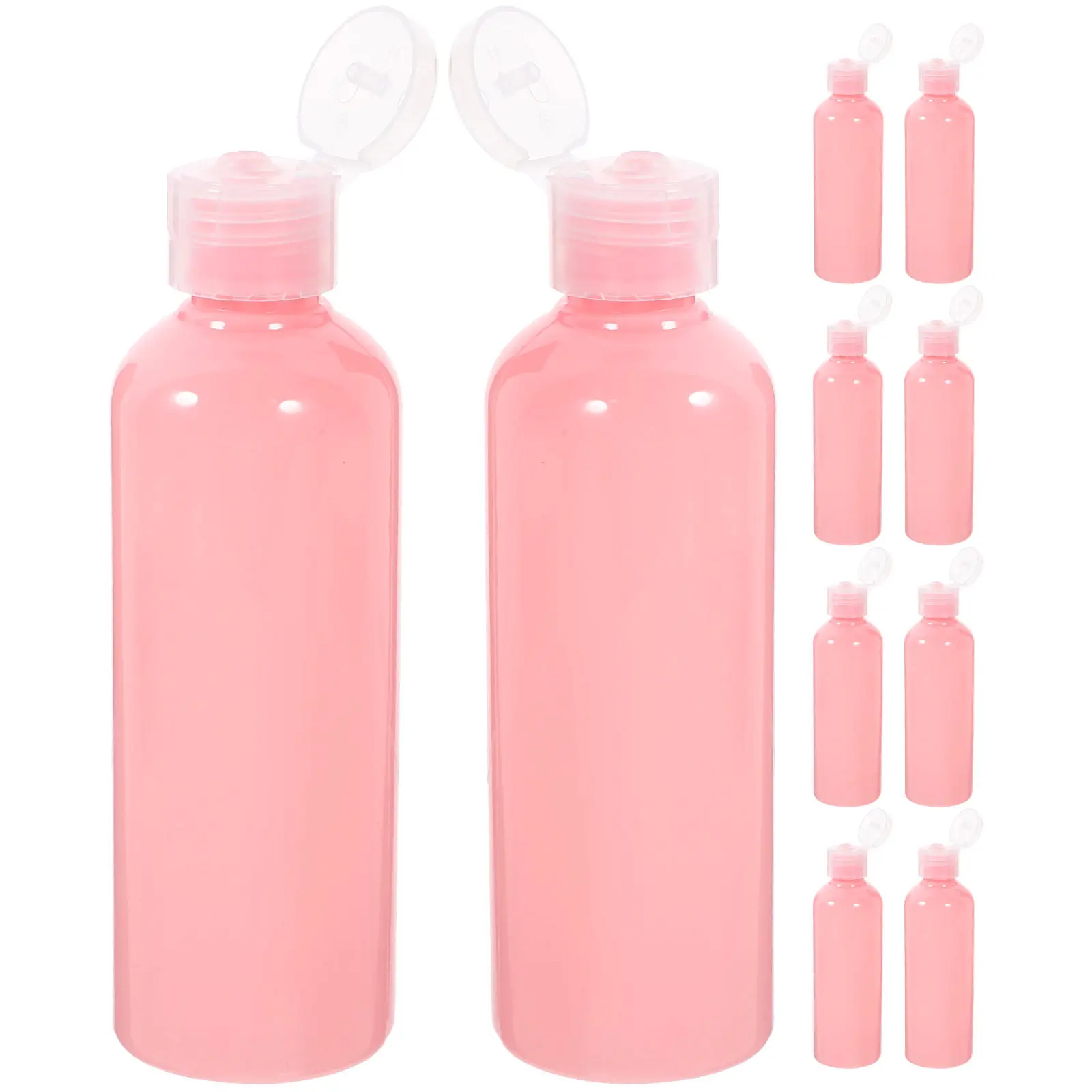 

10Pcs Adorable Empty Lotion Bottles 100Ml Travel Size Squeeze Bottles for Toiletries Shampoo Conditioner Skincare