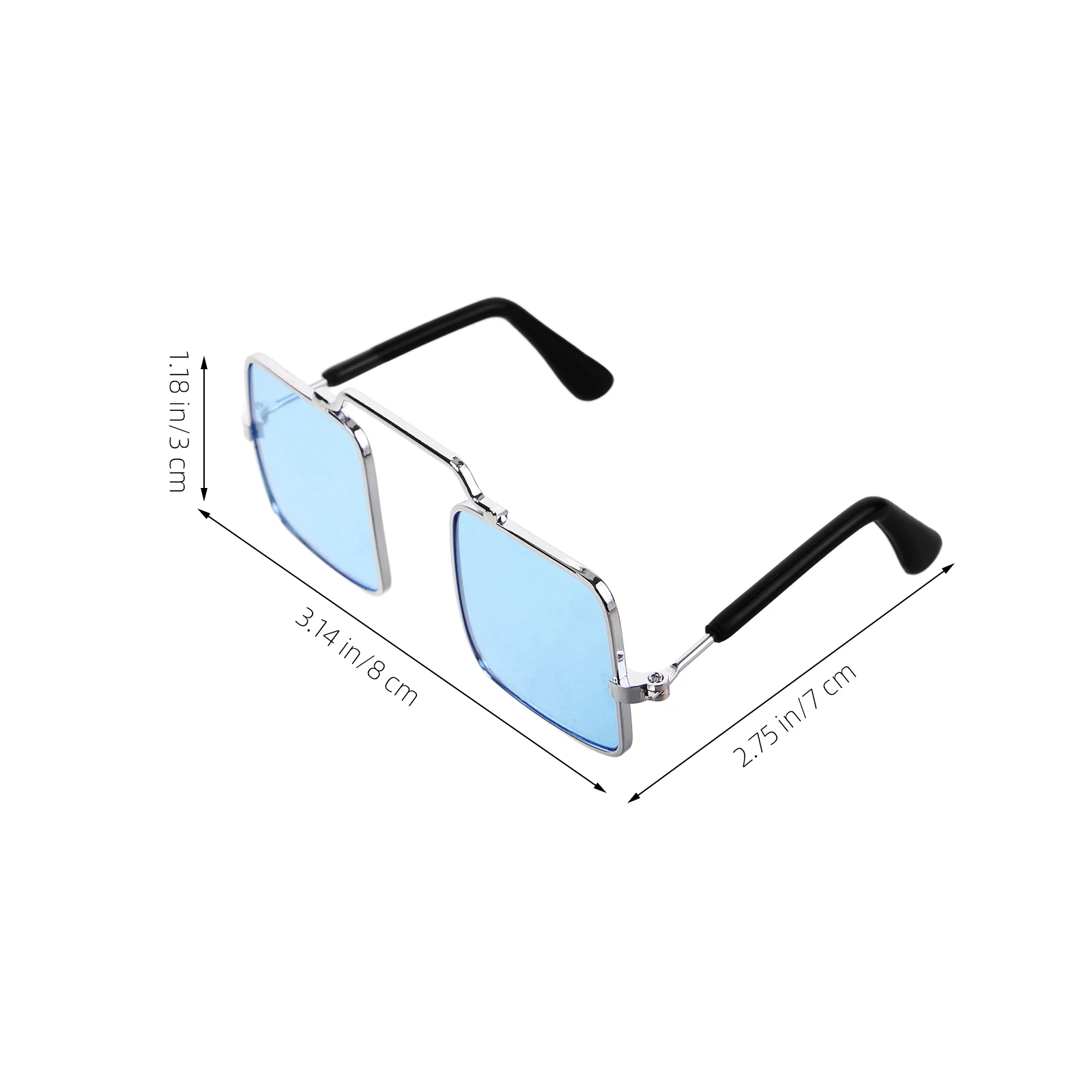 

5pcs Funny Cat Glasses Pet Goggles Props For Dogs Cats Lightweight Resin Plastic Metal Color Random