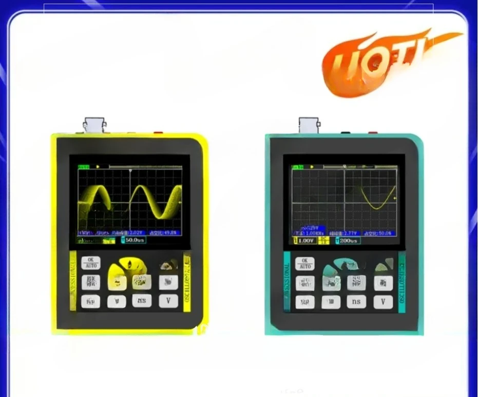DSO1511G DSO1511E 120m screen 2.4-inch digital oscilloscope 120MHz analog bandwidth portable signal generator bracket