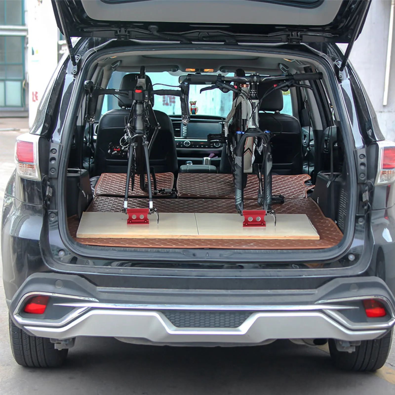 

Bike Mount Aluminum Alloy Quick Release Front Wheel Rack For Bicycles Storage Transport Bike Car Rack Cycling Fork Mount