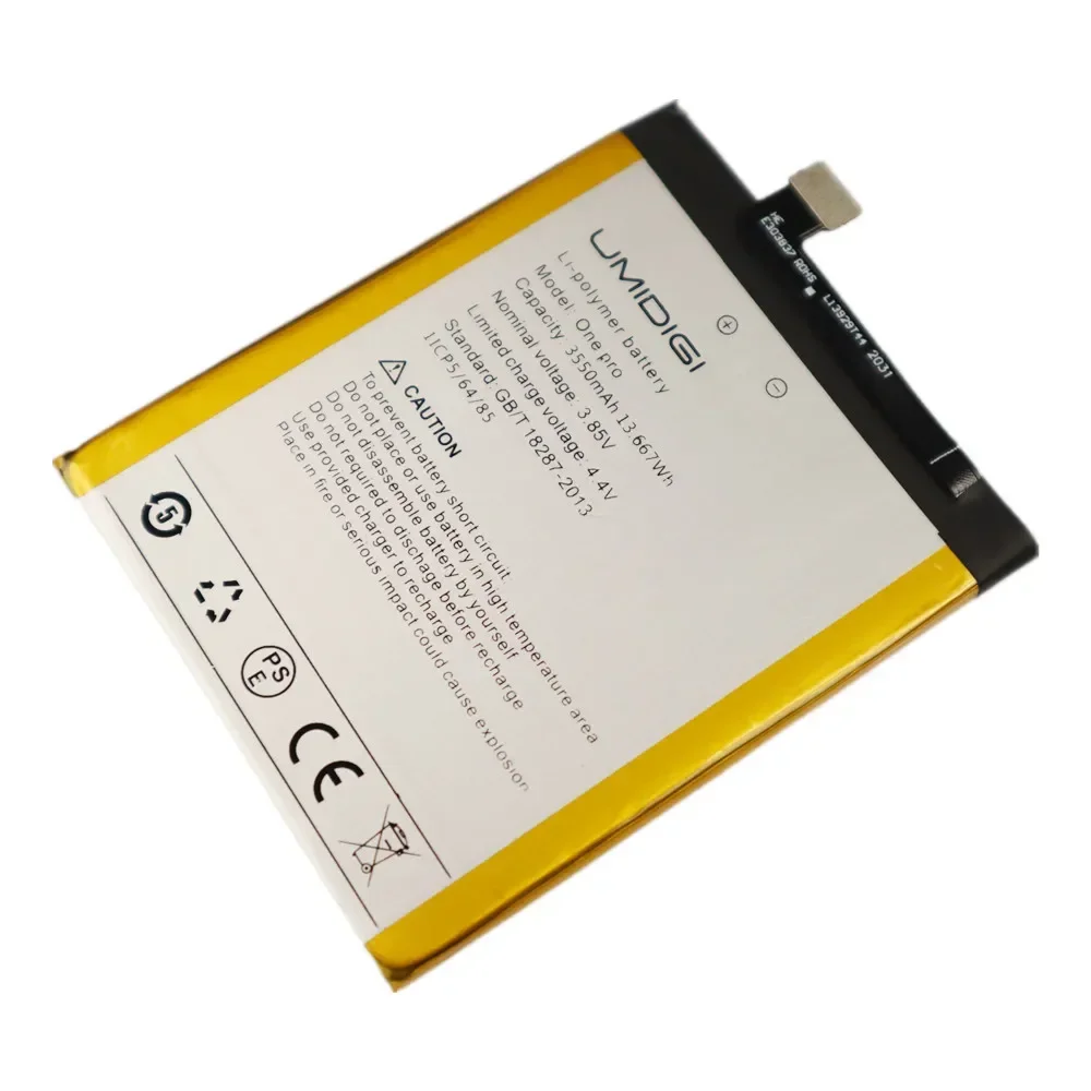 3550mAh Original UMI Battery For Umidigi One Pro Onepro Phone Battery High Quality Replacement Bateria In Stock + Tools