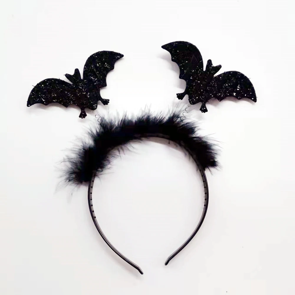 Halloween Girl Hair Bands Bat Skeleton Pumpkin Hairpin Ghost Witch Hat Hair Accessories Kid Headband Cosplay Decorations Props