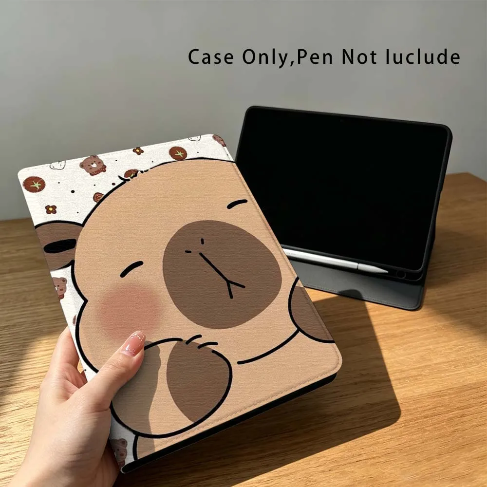 Cartoon Capybara Art Fashion For Xiaomi Poco Redmi Pad 8 2 4 5 6 6S 7 7S SE Pro 14 11 11.2 12.1 12.5 Inch Tablet Case