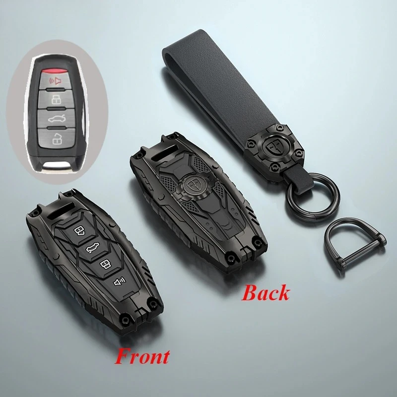 

Чехол для автомобильного ключа из сплава для Great Wall Haval Jolion 2022 H6 H7 H4 H9 F5 F7 F7X F7H H2S GMW Dargo Shell Fob Автомобильные аксессуары
