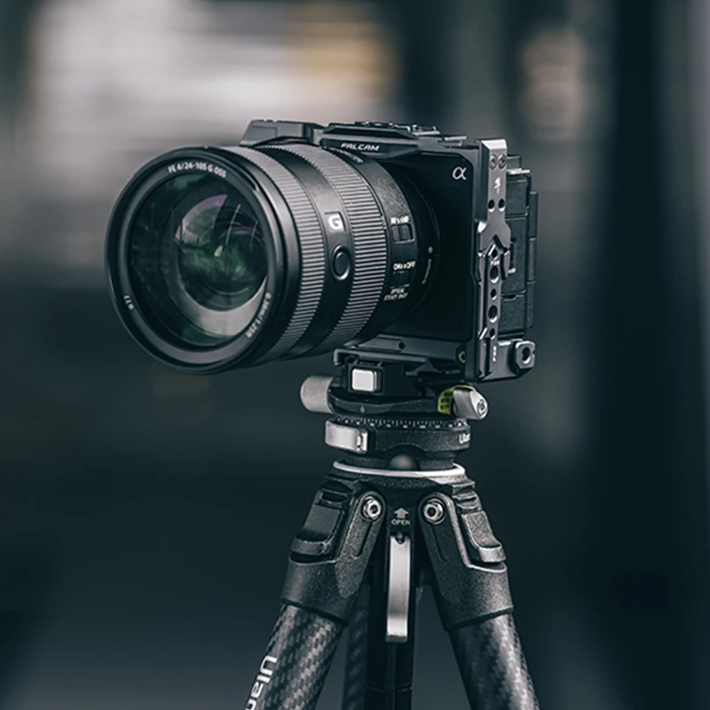 Ulanzi falcam V2กรงกล้องแบบปลดได้อย่างรวดเร็วและ F38 & F50สำหรับ ZV-E1โซนี่ที่มีร่องระบายความร้อนด้วยด้าย Arri 1/4นิ้วสำหรับแฟลชวิดีโอไมค์