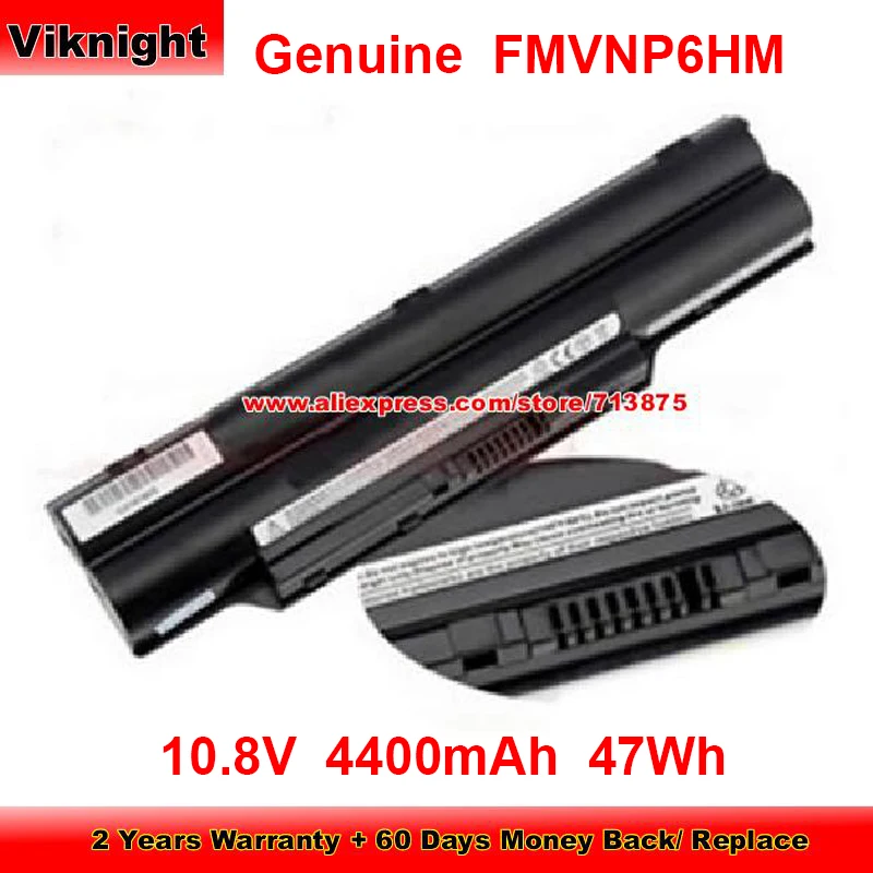 

Genuine FMVNP6HM Battery FMVNA6GE for Fujitsu Lifebook A572/E A572/EW E742/E E752/E S752/E FMVNE6HG FMVNP5CE 10.8V 4400mAh 47Wh