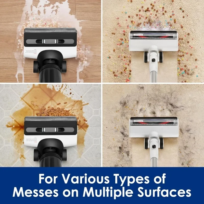 Tineco Floor ONE Switch S6 مكنسة كهربائية رطبة وجافة لاسلكية، ممسحة تنظيف الأرضيات الذكية، مكنسة كهربائية متعددة الوظائف 5 في 1