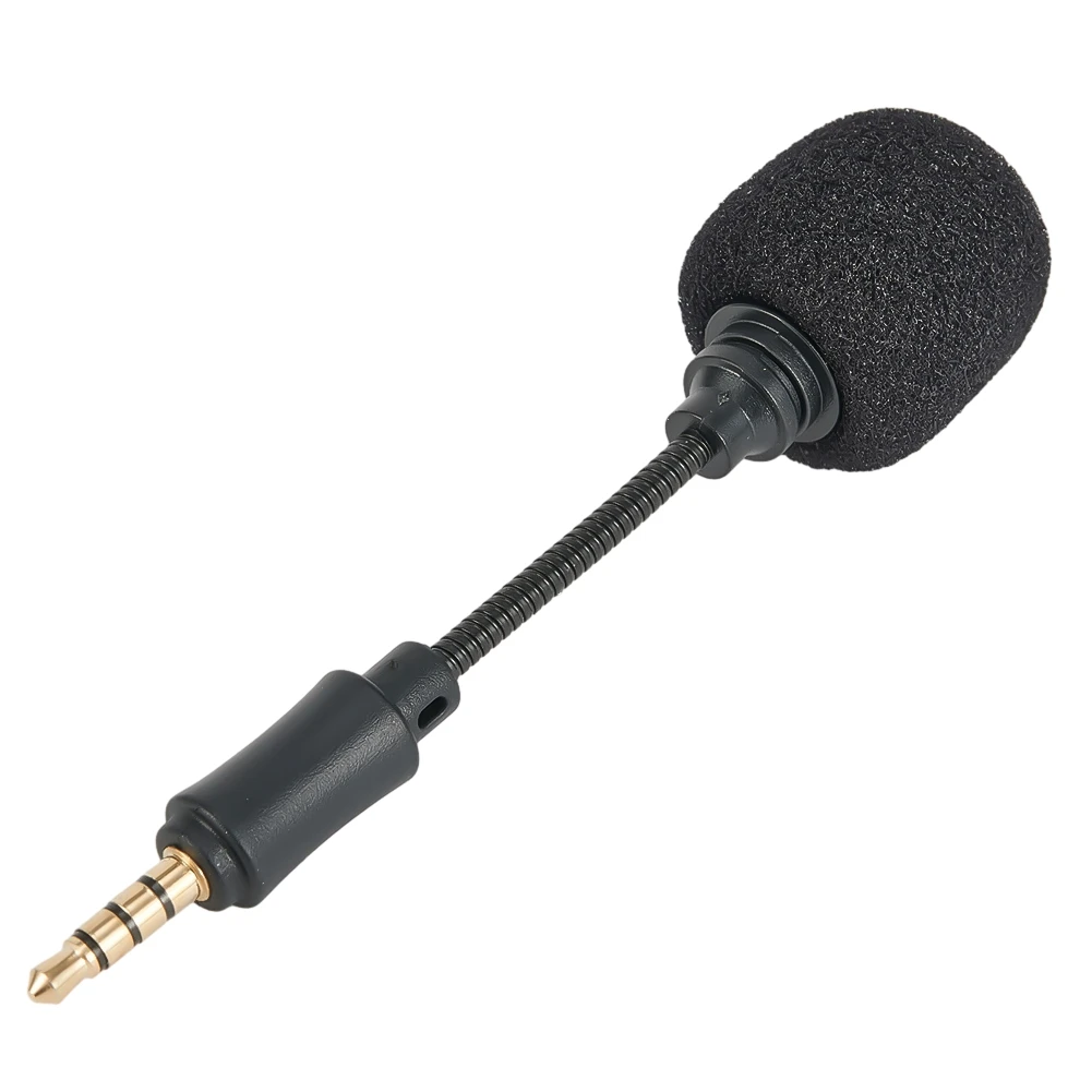 Riduzione del rumore MIni microfono strumenti neri registratore omnidirezionale musicale 3.5mm per microfono per scheda audio