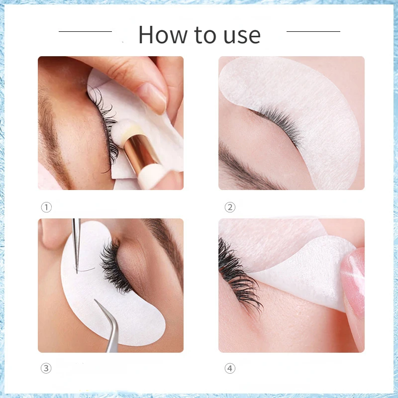 25pair =50pcs False Eyelash Extension Under Eye Pads V Shaped Eyelashes Patches Hydrogel Gel Eye Patches Make up Tools Wholesale