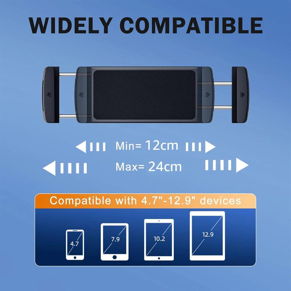 iBudim Car Air Vent Clips Tablet Stand Cell Phone Mount for iPad Air Pro Mini iPhone Samsung Car Tablet PC Bracket GPS Support