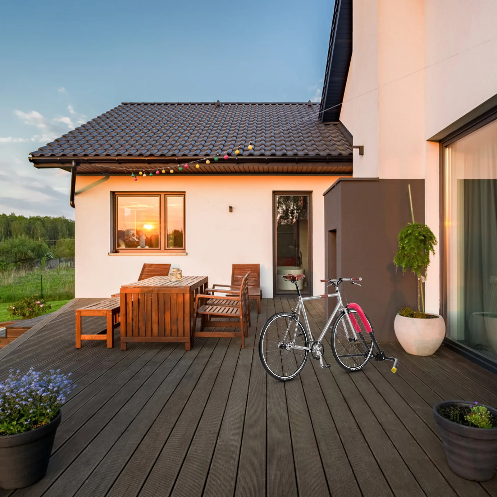 

Professional Mountain Bike Kickstand Height Adjustable Durable Anti-Rust Side Stand for Road Foldable Balance Bikes Parking Rack