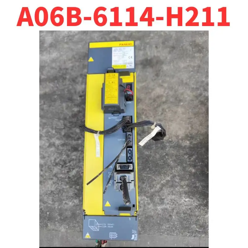 

Dismantled in good condition A06B-6114-H211 servo drive, tested ok