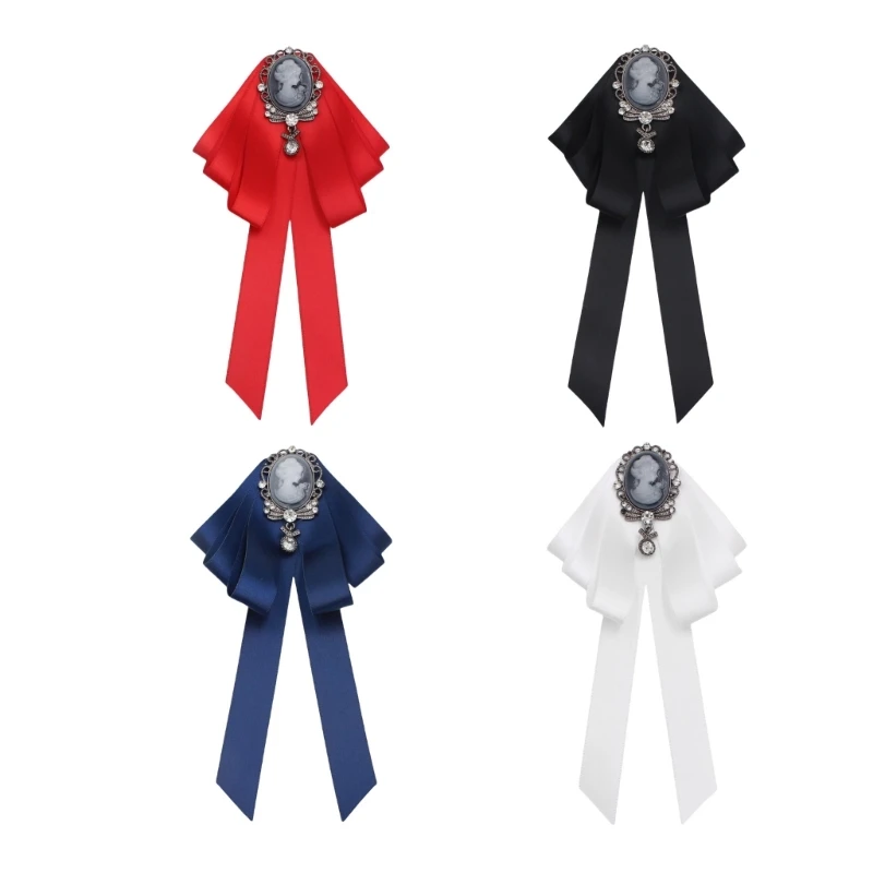 

Fashion Shirt Tie School Uniform Bows Tie College Styles Tie Artistic Youth Tie Decoration for Party Gifts K3KF