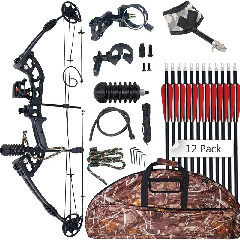 Battleship X composite pulley bow and arrow M125 outdoor archery equipment 30-60 pounds bow and arrow set