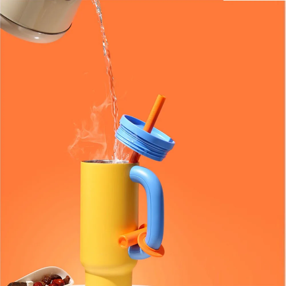 40oz Insulated Tumbler with Straw Ice Cold 12hr Hot  Leakproof Stainless Steel Travel Mug Car  insulated water bottle drinkware