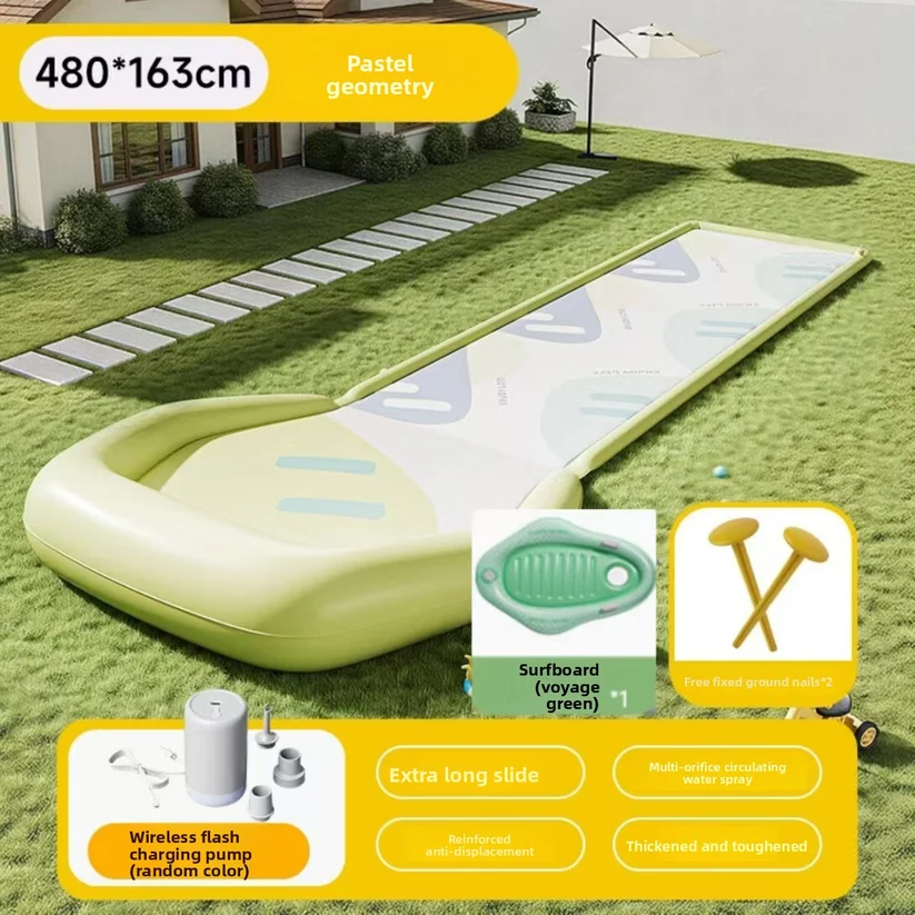 New Arrival Inflatable Kids Surfboard Water Float Raft Ride On Toy Swimming Training Floating Bed For Summer Water Playing view 5