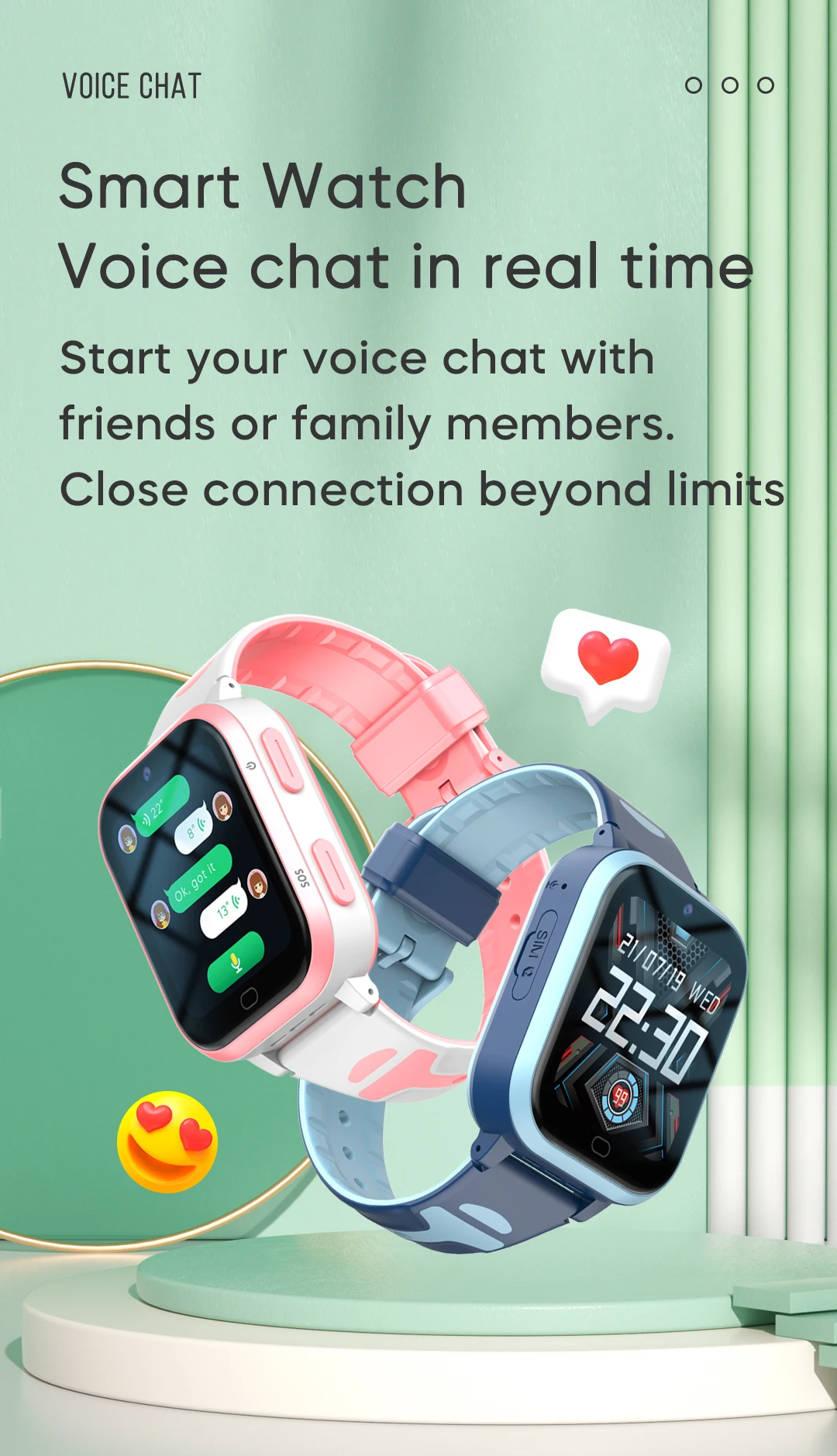 4G Phone Watch 1GB+8GB HD Video Call Remote Monitor GPS Tracker SOS WiFi APP Download Bluetooth Clock Children Christmas Gifts