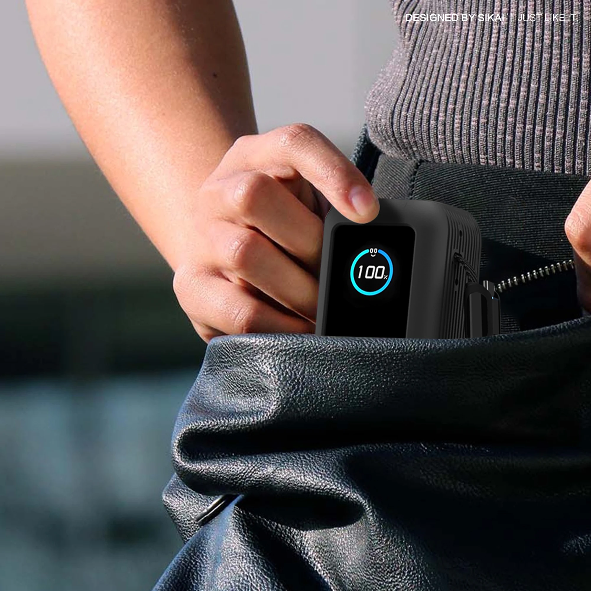 Silikon-Schutzhülle, staubdichte Abdeckung, Reise-Tragetasche für Anker Zolo 25000mAh 165W Powerbank, TF/SIM-Aufbewahrungstasche – Detail 12