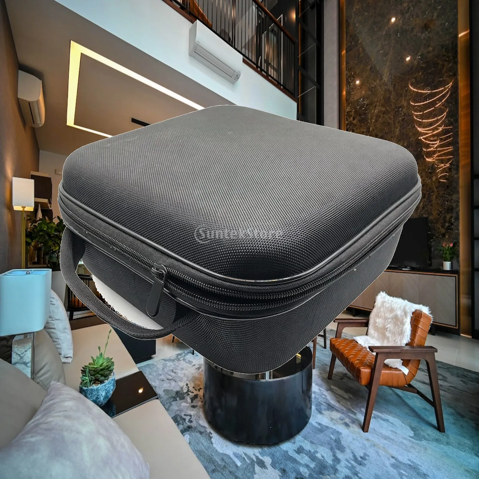 Protective Transmitter Carrying Case EVA Nylon Shockproof Remote Control Holder with Dense Foam for RC Handset Transport