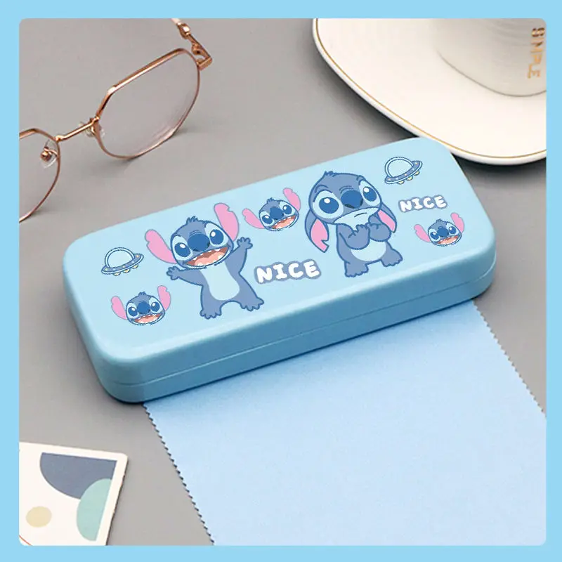 ซิทช์การ์ตูนน่ารักแฟชั่นเรียบง่ายคาวาอิอะนิเมะอุปกรณ์ต่อพ่วงแบบพกพาแม่เหล็กป้องกันความดันนุ่มเคสแว่นตาคุณภาพสูงของขวัญ