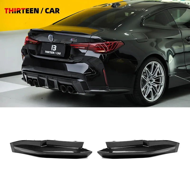 

OEM Dry Carbon Rear Corner Splitters Performance Aerodynamic Upgrade Bodykit Auto Parts for BMW G80 M3 G82 M4 2021+